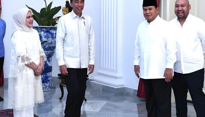 Prabowo Sarapan Bareng Jokowi di Istana Negara pada Hari Kedua Lebaran